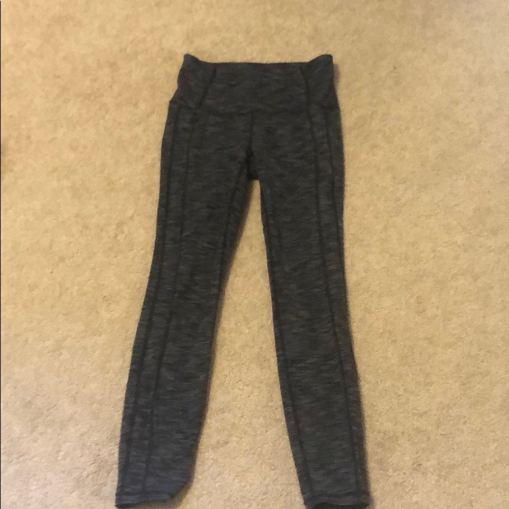 Athleta grey/black leggings